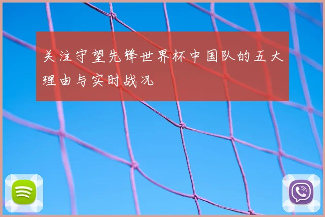 关注守望先锋世界杯中国队的五大理由与实时战况